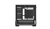 Корпус Deepcool CG380 3F без БП, боковое окно (панорама), 3x120mm ARGB PWM вентилятора, черный, mATX
