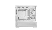 Корпус Deepcool CG380 3F WH без БП, боковое окно (панорама), 3x120mm ARGB PWM вентилятора, белый, mATX