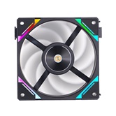 Вентилятор 1STPLAYER XF7 Black / 120mm ARGB 3pin 5V PWM 4pin 12V 600-2000rpm 56.8cfm 33.12dBA / XF7-BK-1IN1