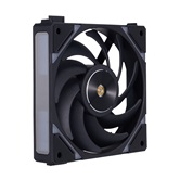 Вентилятор 1STPLAYER XF7 Black / 120mm ARGB 3pin 5V PWM 4pin 12V 600-2000rpm 56.8cfm 33.12dBA / XF7-BK-1IN1