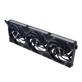 Комплект вентиляторов (3 шт.) 1STPLAYER XF7 Black / 120mm ARGB 3pin 5V PWM 4pin 12V 600-2000rpm 56.8cfm 33.12dBA / XF7-BK-3IN1