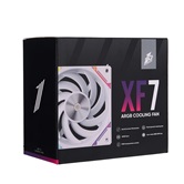 Комплект вентиляторов (3 шт.) 1STPLAYER XF7 White / 120mm ARGB 3pin 5V PWM 4pin 12V 600-2000rpm 56.8cfm 33.12dBA / XF7-WH-3IN1