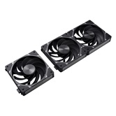 Комплект вентиляторов (3 шт.) 1STPLAYER XF7R Black / 120mm Reverse ARGB 3pin 5V PWM 4pin 12V 600-2000rpm 56.8cfm 33.12dBA / XF7R-BK-3IN1