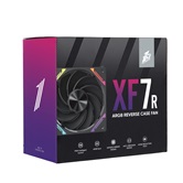 Комплект вентиляторов (3 шт.) 1STPLAYER XF7R Black / 120mm Reverse ARGB 3pin 5V PWM 4pin 12V 600-2000rpm 56.8cfm 33.12dBA / XF7R-BK-3IN1