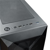 Корпус XASTRA  A304 4ARGB-C6 Black ATX/Mesh/half-size TG/4x120mm ARGB FC fans/Argb+PWM HUB 6port/ A304-4FC12A-C6 