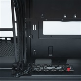 Корпус XASTRA QW500M 6ARGB-C10-UC Black mATX/Aquarium/Screewless/ 6x120mm ARGB PWM FM fans/Argb+PWM HUB 10port/Type-C/ QW500M-6FM12A-C10-UC