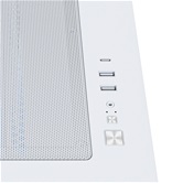 Корпус XASTRA QW500M 6ARGB-C10-UC White mATX/Aquarium/Screewless/ 6x120mm ARGB PWM FM fans/Argb+PWM HUB 10port/Type-C/ QW500M-6FM12A-C10-UC-WH