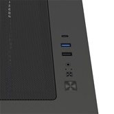 Корпус XASTRA QW500 7ARGB-C10-UC Black ATX/Aquarium/Screewless/7x120mm ARGB PWM FM fans/Argb+PWM HUB 10port/Type-C/ QW500-7FM12A-C10-UC