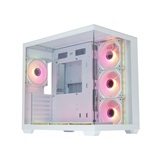 Корпус XASTRA QW500 7ARGB-C10-UC White ATX/Aquarium/Screewless/7x120mm ARGB PWM FM fans/Argb+PWM HUB 10port/Type-C/ QW500-7FM12A-C10-UC-WH
