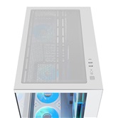 Корпус XASTRA QW500 7ARGB-C10-UC White ATX/Aquarium/Screewless/7x120mm ARGB PWM FM fans/Argb+PWM HUB 10port/Type-C/ QW500-7FM12A-C10-UC-WH