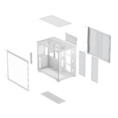Корпус XASTRA QW500 7ARGB-C10-UC White ATX/Aquarium/Screewless/7x120mm ARGB PWM FM fans/Argb+PWM HUB 10port/Type-C/ QW500-7FM12A-C10-UC-WH