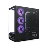 Корпус XASTRA Q700 7ARGB-FS-C10-UC Black ATX/Aquarium/Screewless/7x120mm ARGB PWM Daisy Chain FS fans/Argb+PWM HUB 10port/Type C / Q700-7FS12A-C10-UC