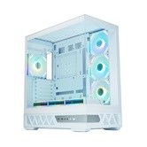 Корпус XASTRA Q700 7ARGB-FS-C10-UC White ATX/Aquarium/Screewless/7x120mm ARGB PWM Daisy Chain FS fans/Argb+PWM HUB 10port/Type C / Q700-7FS12A-C10-UC-WH