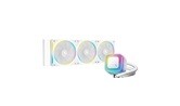 Комплект водяного охлаждения DEEPCOOL LE360 PRO WH LGA1851/1700/1200/115X/AM5/AM4 (6шт/кор,TDP 300W, ARGB Lighting, Anti-Leak edition, PWM, TRIPLE FAN, белый) RET