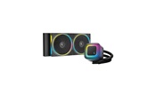 Комплект водяного охлаждения DEEPCOOL LE240 PRO LGA1851/1700/1200/115X/AM5/AM4 (6шт/кор,TDP 250W, ARGB Lighting, Anti-Leak edition, PWM, DUAL FAN) RET