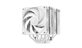 Кулер DEEPCOOL AK620 G2 WH LGA1851/1700/1200/115X/AM5/AM4 (8шт/кор, TDP 260W, PWM, DUAL Fan 120mm, 6 тепл. трубок, Copper Base, Wood-grain top cover, белый) RET