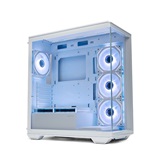 Корпус XASTRA Q600 6ARGB-C10-UC White ATX/Aquarium/Screewless/6x120mm ARGB PWM FM fans/Argb+PWM HUB 10port/ Type-C/ Q600-6FM12A-C10-UC-WH