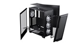 Корпус PHANTEKS Eclipse G370A, Black, 4x120mm ARGB Fan, Nylon front filter, TG, Mid-Tower / PH-EC370A_DBK01R