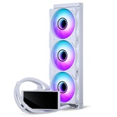 Система водяного охлаждения Phanteks Glacier One 360M25 G2 6” LCD / White / 3x120mm M25 G2 PWM ARGB Fans / PH-GO360M25G2LCD_DWT01