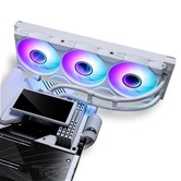 Система водяного охлаждения Phanteks Glacier One 360M25 G2 6” LCD / White / 3x120mm M25 G2 PWM ARGB Fans / PH-GO360M25G2LCD_DWT01