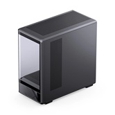 Корпус JONSBO D200 Black без БП, боковая панель из закаленного стекла (панорама), mini-ITX, micro-ATX, черный