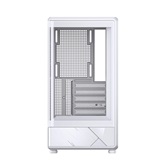 Корпус JONSBO D200 White без БП, боковая панель из закаленного стекла (панорама), mini-ITX, micro-ATX, белый