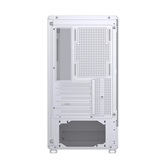 Корпус JONSBO D200 White без БП, боковая панель из закаленного стекла (панорама), mini-ITX, micro-ATX, белый