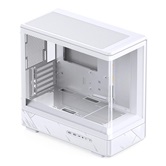 Корпус JONSBO D200 White без БП, боковая панель из закаленного стекла (панорама), mini-ITX, micro-ATX, белый