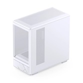 Корпус JONSBO D200 White без БП, боковая панель из закаленного стекла (панорама), mini-ITX, micro-ATX, белый
