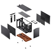 Корпус JONSBO T9 Black без БП, mini-ITX, SFX, черный