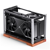 Корпус JONSBO T9 Silver без БП, mini-ITX, SFX, серебристый