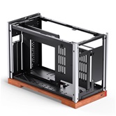 Корпус JONSBO T9 Silver без БП, mini-ITX, SFX, серебристый