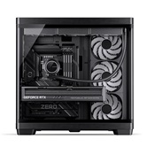 Корпус JONSBO TK-4 Black, TG (aquarium), mini-ITX, mATX, ATX, черный