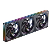 Вентилятор JONSBO ZA-420B (3 in 1) 140х140х28мм (10шт/кор, PWM, ARGB LED, 700-1800об/мин, черный) Retail