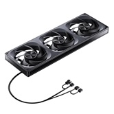 Вентилятор JONSBO ZA-420B (3 in 1) 140х140х28мм (10шт/кор, PWM, ARGB LED, 700-1800об/мин, черный) Retail