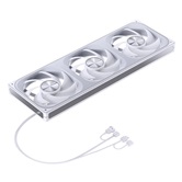 Вентилятор JONSBO ZA-420W (3 in 1) 140х140х28мм (10шт/кор, PWM, ARGB LED, 700-1800об/мин, белый) Retail