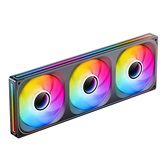 Вентилятор JONSBO ZA-420BR (3 in 1) 140х140х28мм REVERSE (10шт/кор, PWM, ARGB LED, 700-1500об/мин, черный) Retail