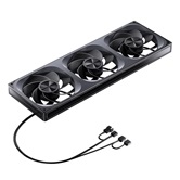 Вентилятор JONSBO ZA-420BR (3 in 1) 140х140х28мм REVERSE (10шт/кор, PWM, ARGB LED, 700-1500об/мин, черный) Retail