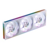 Вентилятор JONSBO ZA-420WR (3 in 1) 140х140х28мм REVERSE (10шт/кор, PWM, ARGB LED, 700-1500об/мин, белый) Retail