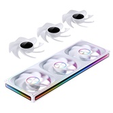 Вентилятор JONSBO ZA-420WR (3 in 1) 140х140х28мм REVERSE (10шт/кор, PWM, ARGB LED, 700-1500об/мин, белый) Retail