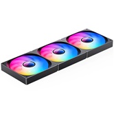 Вентилятор JONSBO ZW-140B (3 in 1) 140х140х26мм (16шт/кор, PWM, ARGB LED, 800-1800об/мин, черный) Retail