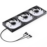 Вентилятор JONSBO ZW-140B (3 in 1) 140х140х26мм (16шт/кор, PWM, ARGB LED, 800-1800об/мин, черный) Retail
