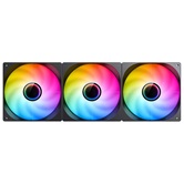 Вентилятор JONSBO ZW-140BR (3 in 1) 140х140х26мм REVERSE (16шт/кор, PWM, ARGB LED, 800-1400об/мин, черный) Retail