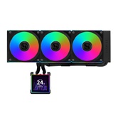 Система водяного охлаждения Lian Li HydroShift II LCD-S 360CL (GHS2LCDS36CB BLACK) / 3.4" IPS LCD / 3x120mm ARGB PWM Fans / G89.GHS2LCDS36CB.R0