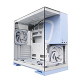 Корпус Geometric Future Model 5 White Blue with fans / mid tower, E-ATX / 5x140mm ARGB fans / 1AM5WKPB01100