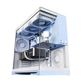 Корпус Geometric Future Model 5 White Blue with fans / mid tower, E-ATX / 5x140mm ARGB fans / 1AM5WKPB01100
