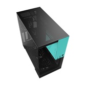 Корпус Geometric Future Model 5 Black Blue with fans / mid tower, E-ATX / 5x140mm ARGB fans / 1AM5WKBB00110