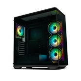 Корпус XASTRA Q600 4ARGB-C10-UC Black ATX/Aquarium/Screewless/4x120mm ARGB PWM FM fans/Argb+PWM HUB 10port/Type C/ Q600-4FM12A-C10-UC