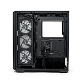Корпус XASTRA Q600 4ARGB-C10-UC Black ATX/Aquarium/Screewless/4x120mm ARGB PWM FM fans/Argb+PWM HUB 10port/Type C/ Q600-4FM12A-C10-UC