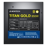 Блок питания Montech TITAN GOLD 850W / ATX 3.0, APFC, 80 PLUS Gold, Half Bridge LLC, DC-DC, Japan caps, 135mm fan, full modular / TITAN GOLD 850W